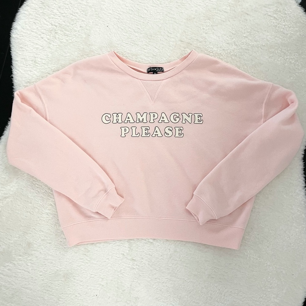 Champagne Please Pullover